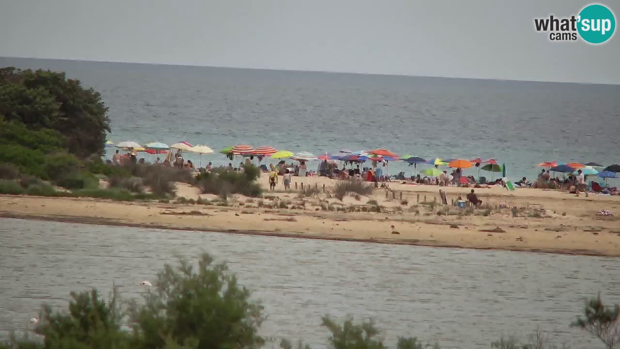 Spletna kamera Chia – Pogled v živo na plažo Su Giudeu