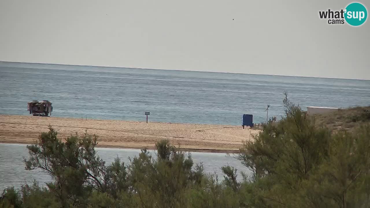 Webcam Chia – Vue en direct de la plage Su Giudeu