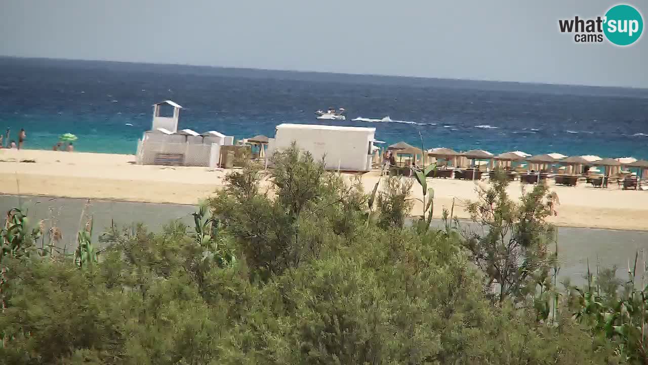 Webcam Chia – Vista en directo de la playa Su Giudeu