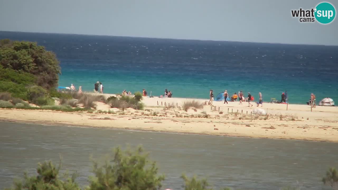 Webcam Chia – Vista en directo de la playa Su Giudeu