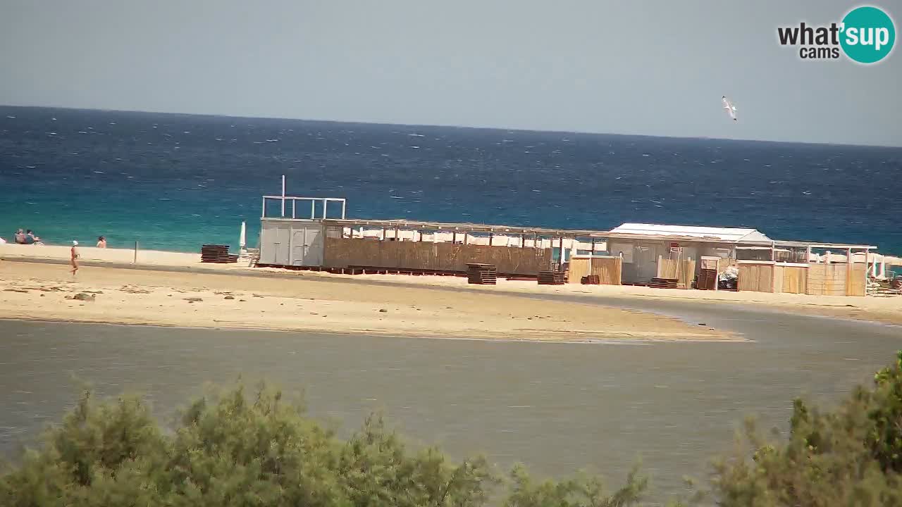 Webcam Chia – Vista en directo de la playa Su Giudeu