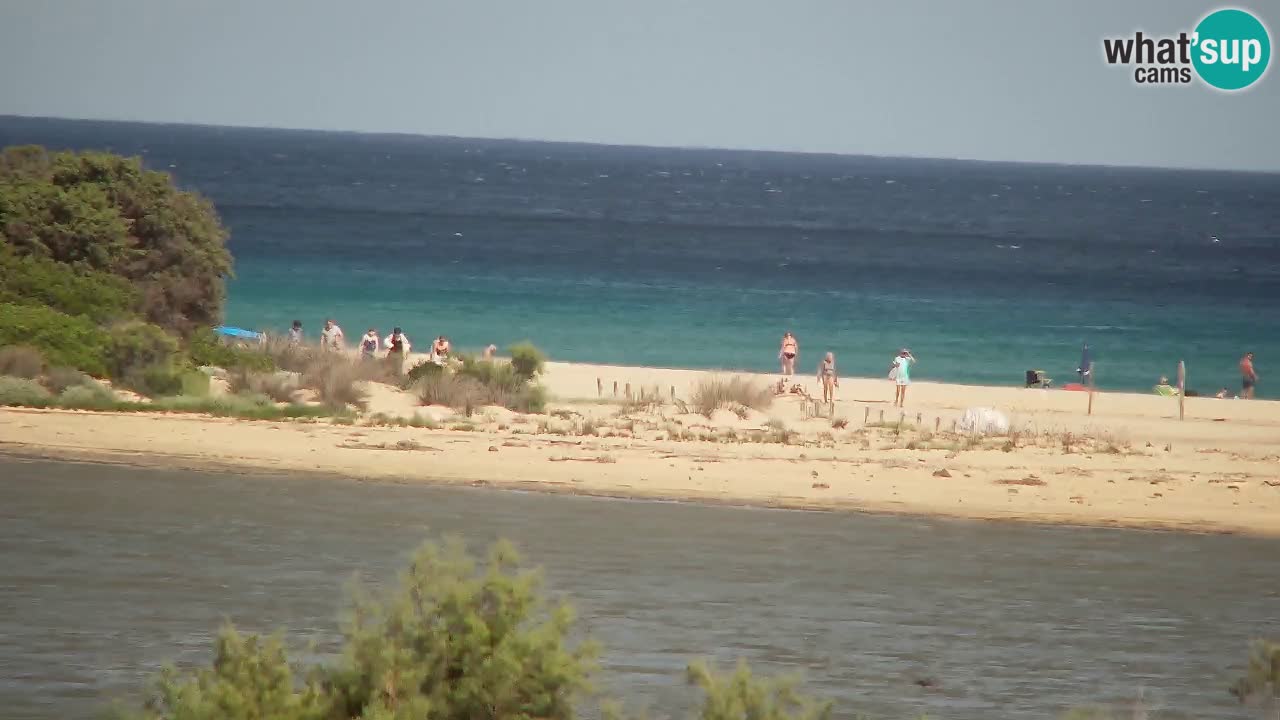 Webcam Chia – Spiaggia Su Giudeu in diretta
