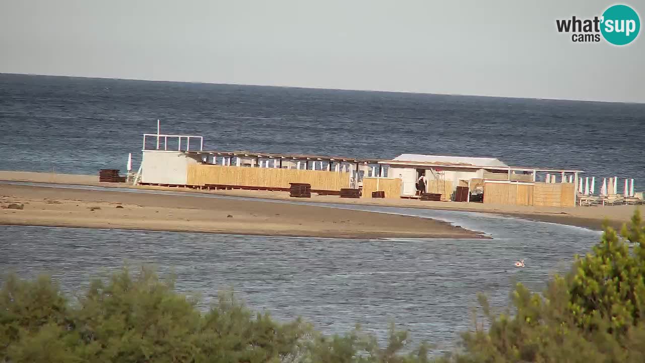 Webcam Chia – Vue en direct de la plage Su Giudeu