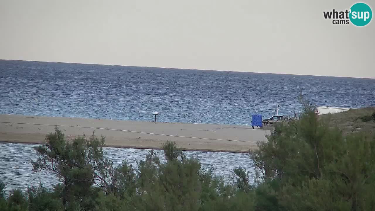 Webcam Chia – Vue en direct de la plage Su Giudeu