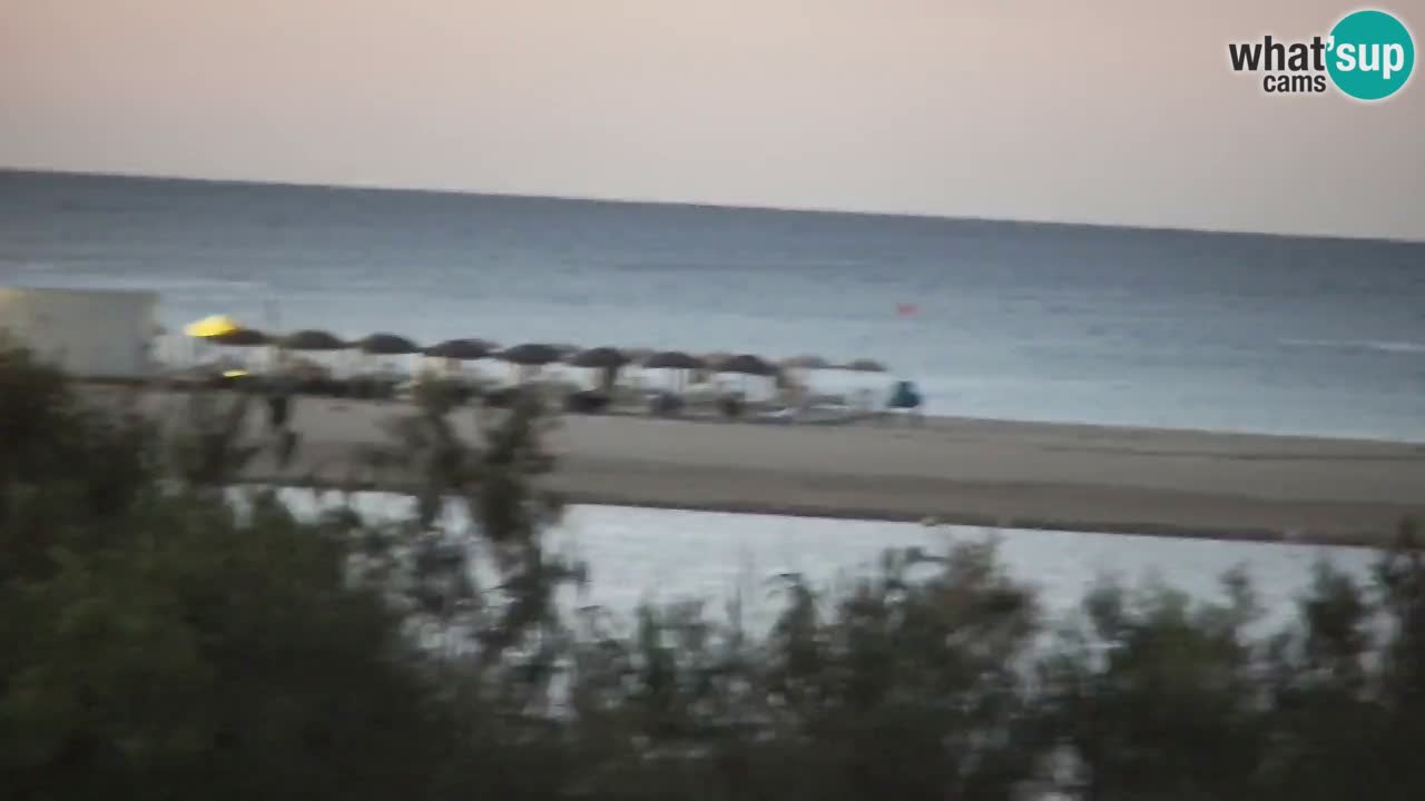 Webcam Chia – Vista en directo de la playa Su Giudeu