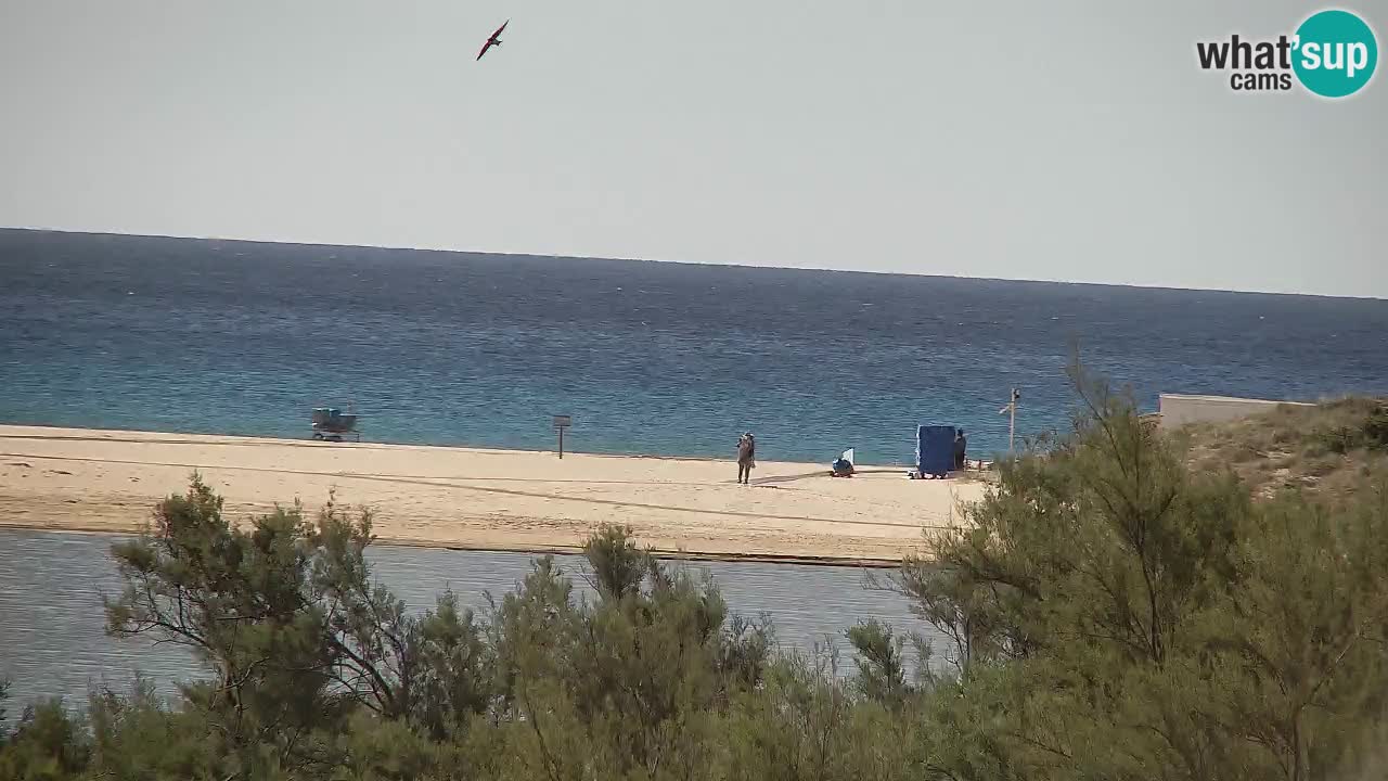 Webcam Chia – Vue en direct de la plage Su Giudeu