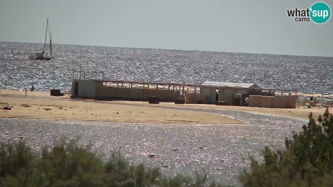 Webcam Chia – Vista en directo de la playa Su Giudeu