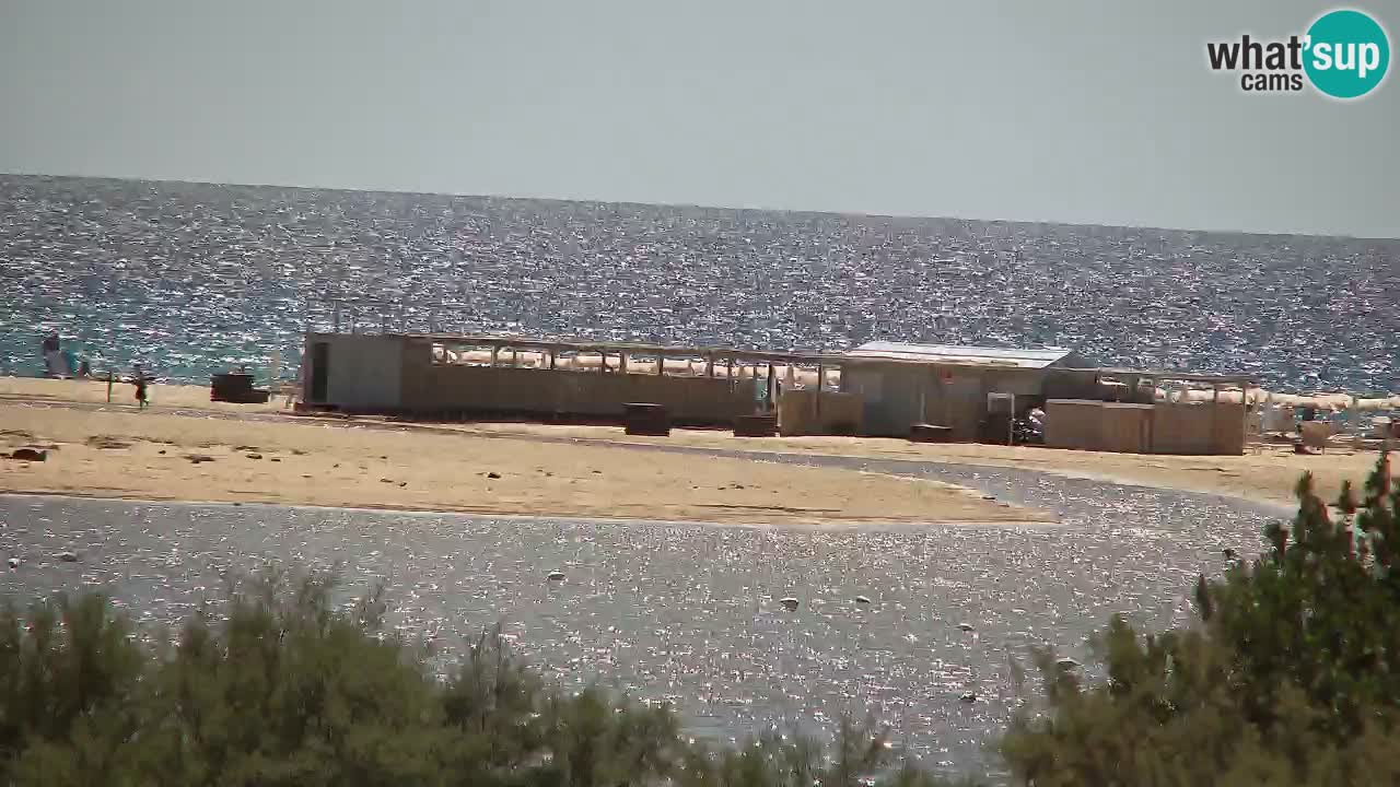 Webcam Chia – Vista en directo de la playa Su Giudeu