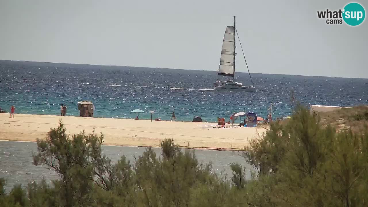 Webcam Chia – Vista en directo de la playa Su Giudeu