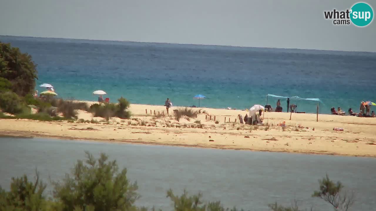 Webcam Chia – Vista en directo de la playa Su Giudeu