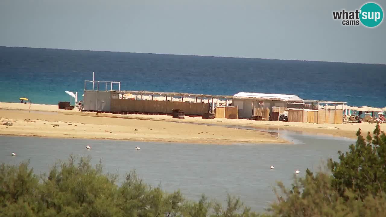 Spletna kamera Chia – Pogled v živo na plažo Su Giudeu