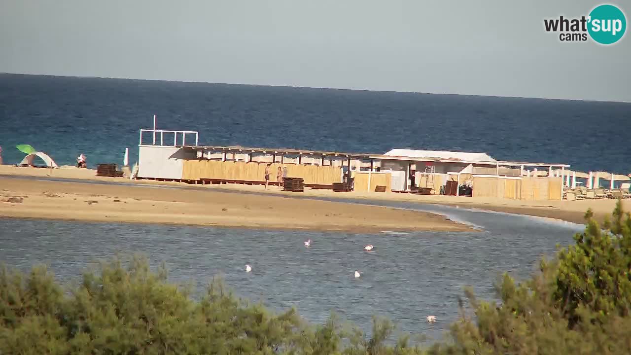 Webcam Chia – Vue en direct de la plage Su Giudeu