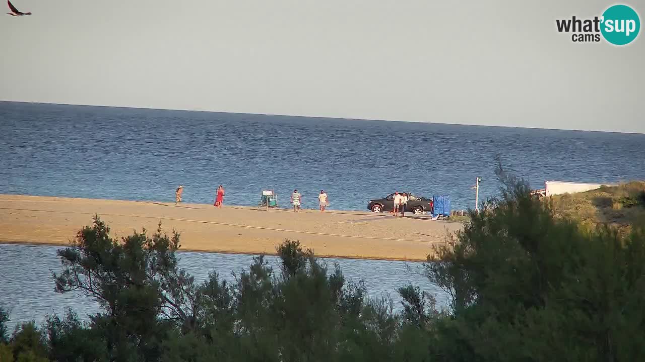 Webcam Chia – Vista en directo de la playa Su Giudeu