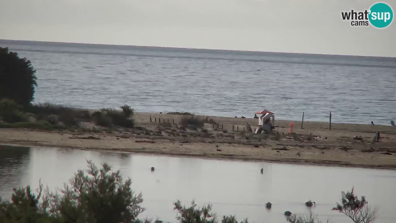 Spletna kamera Chia – Pogled v živo na plažo Su Giudeu