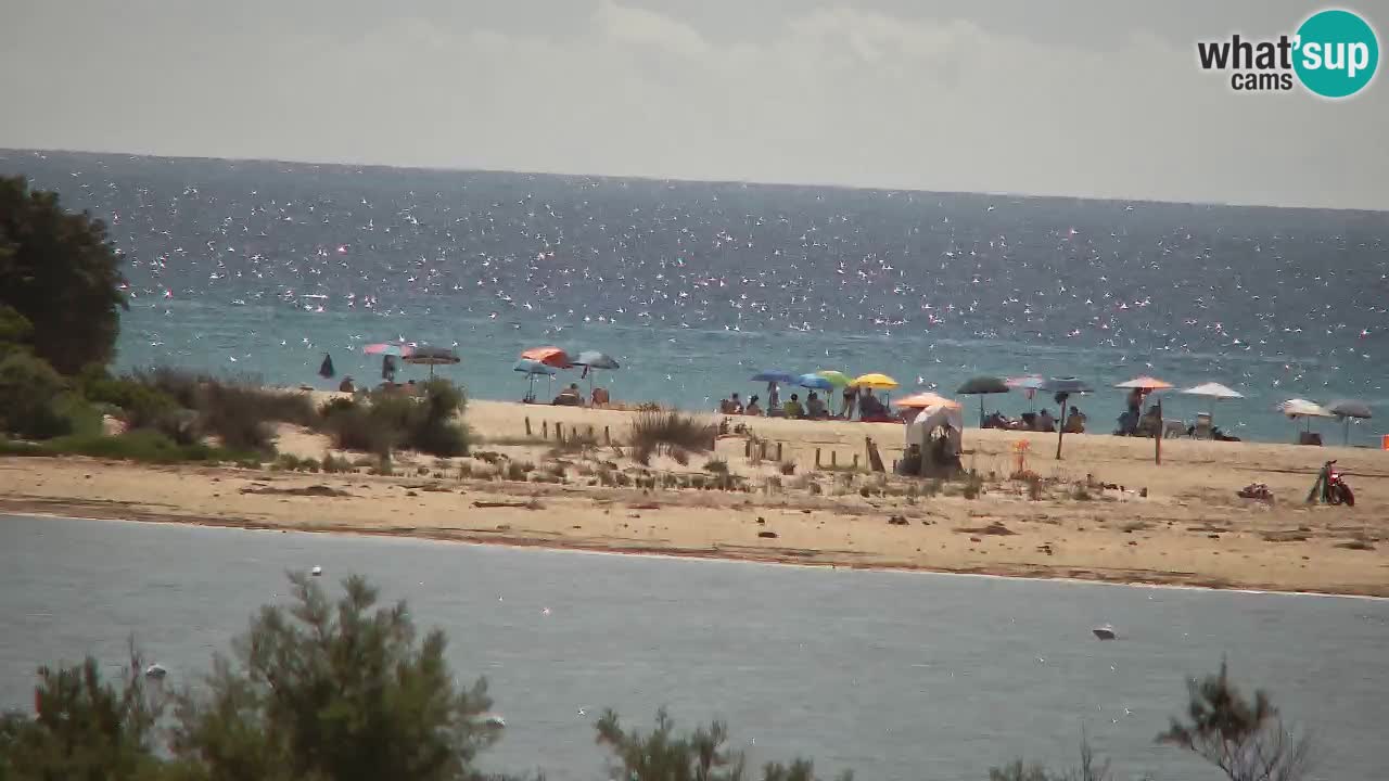 Webcam Chia – Vista en directo de la playa Su Giudeu