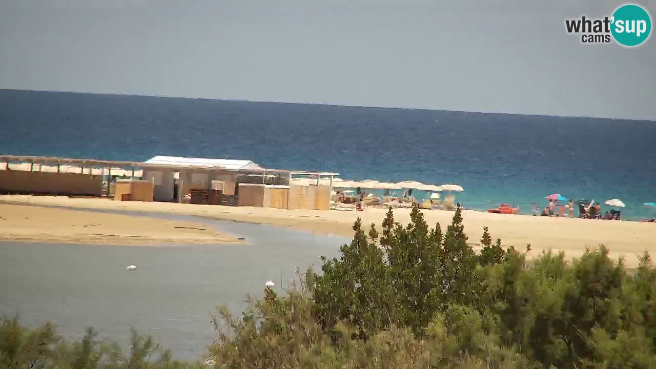 Spletna kamera Chia – Pogled v živo na plažo Su Giudeu