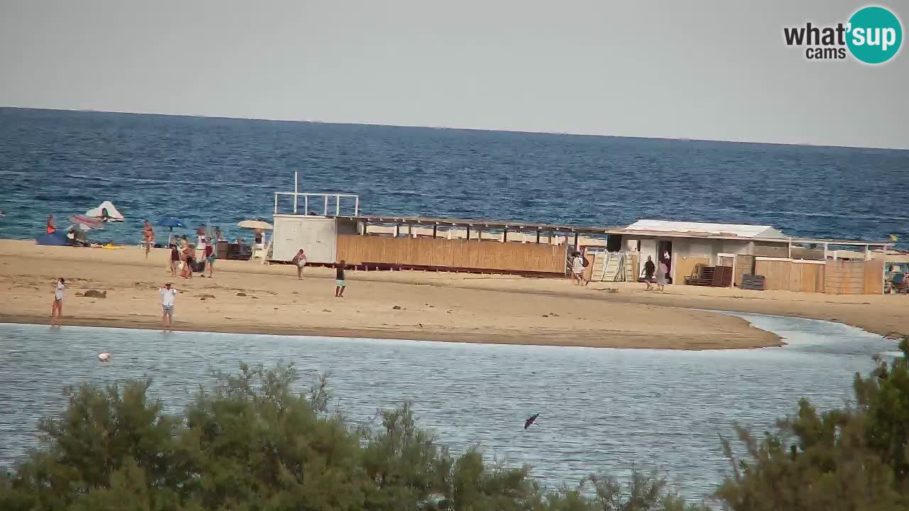 Webcam Chia – Vue en direct de la plage Su Giudeu