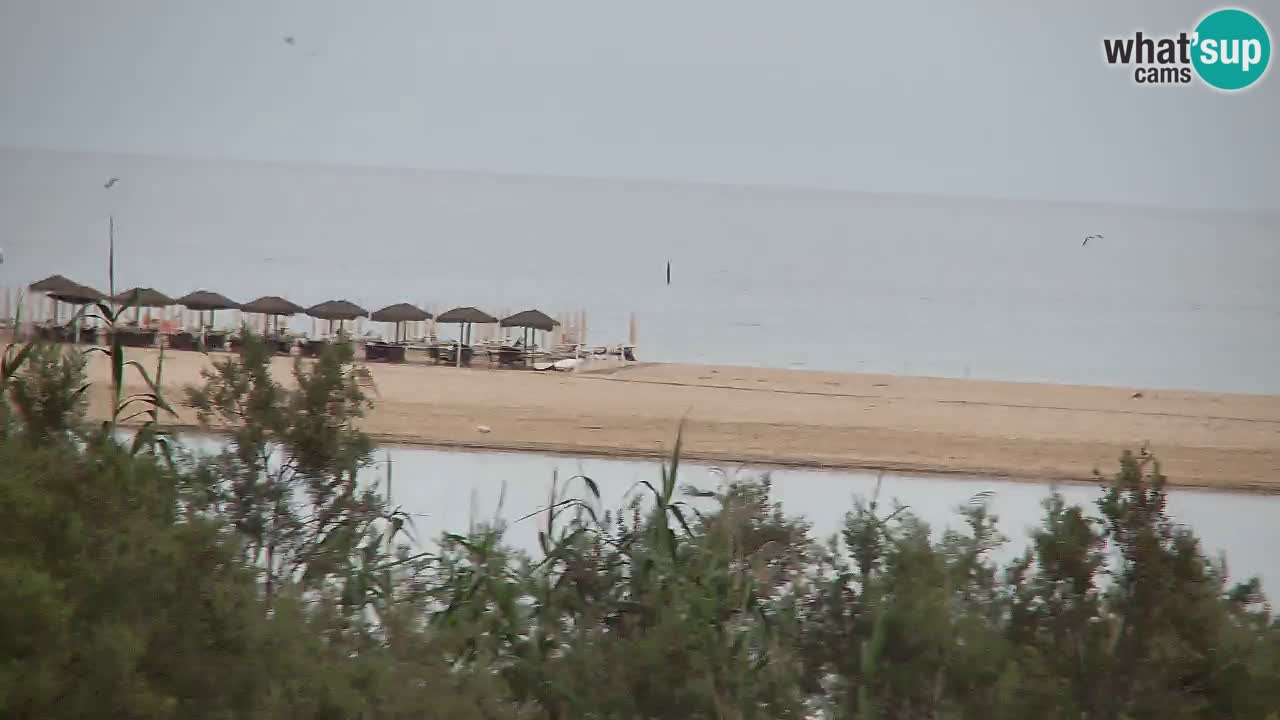 Webcam Chia – Vue en direct de la plage Su Giudeu