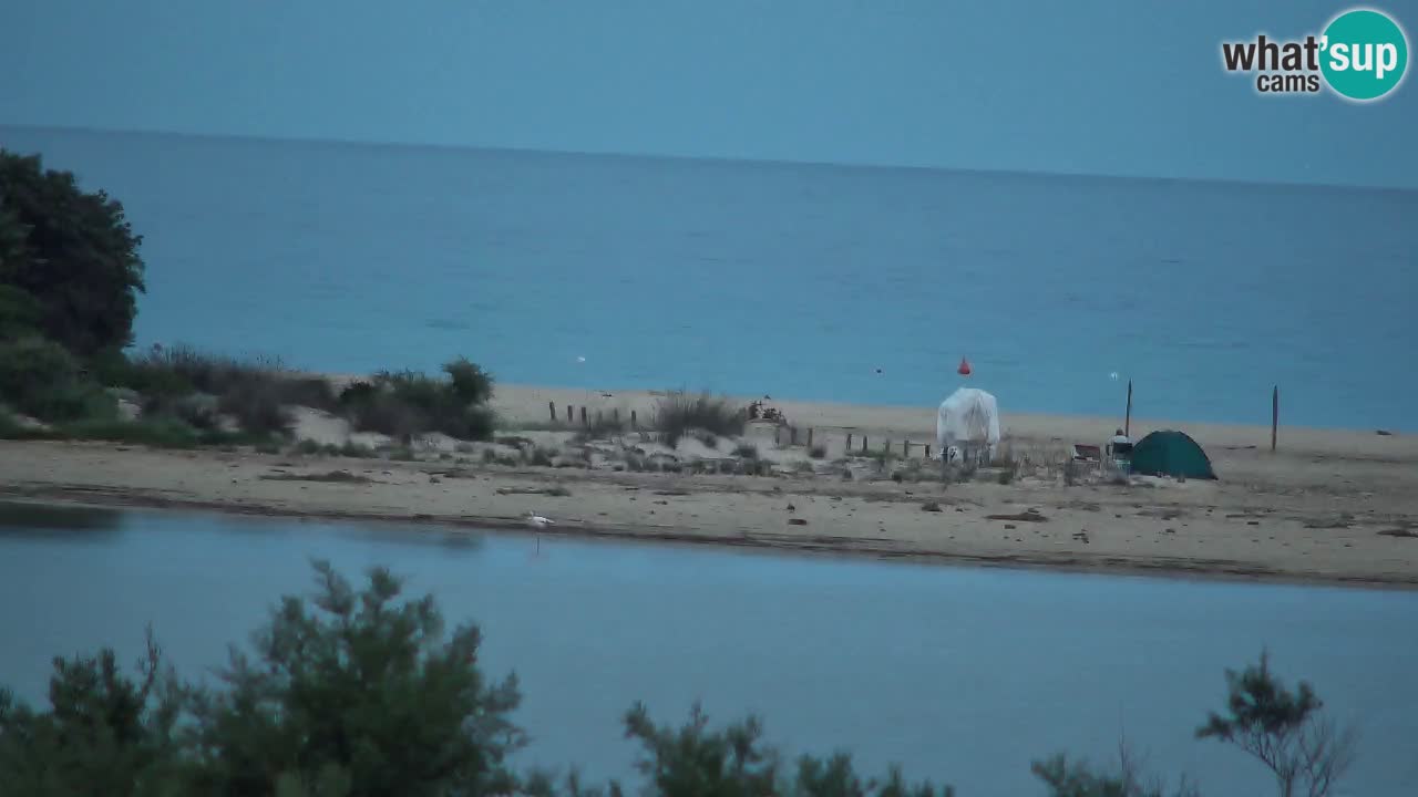 Spletna kamera Chia – Pogled v živo na plažo Su Giudeu