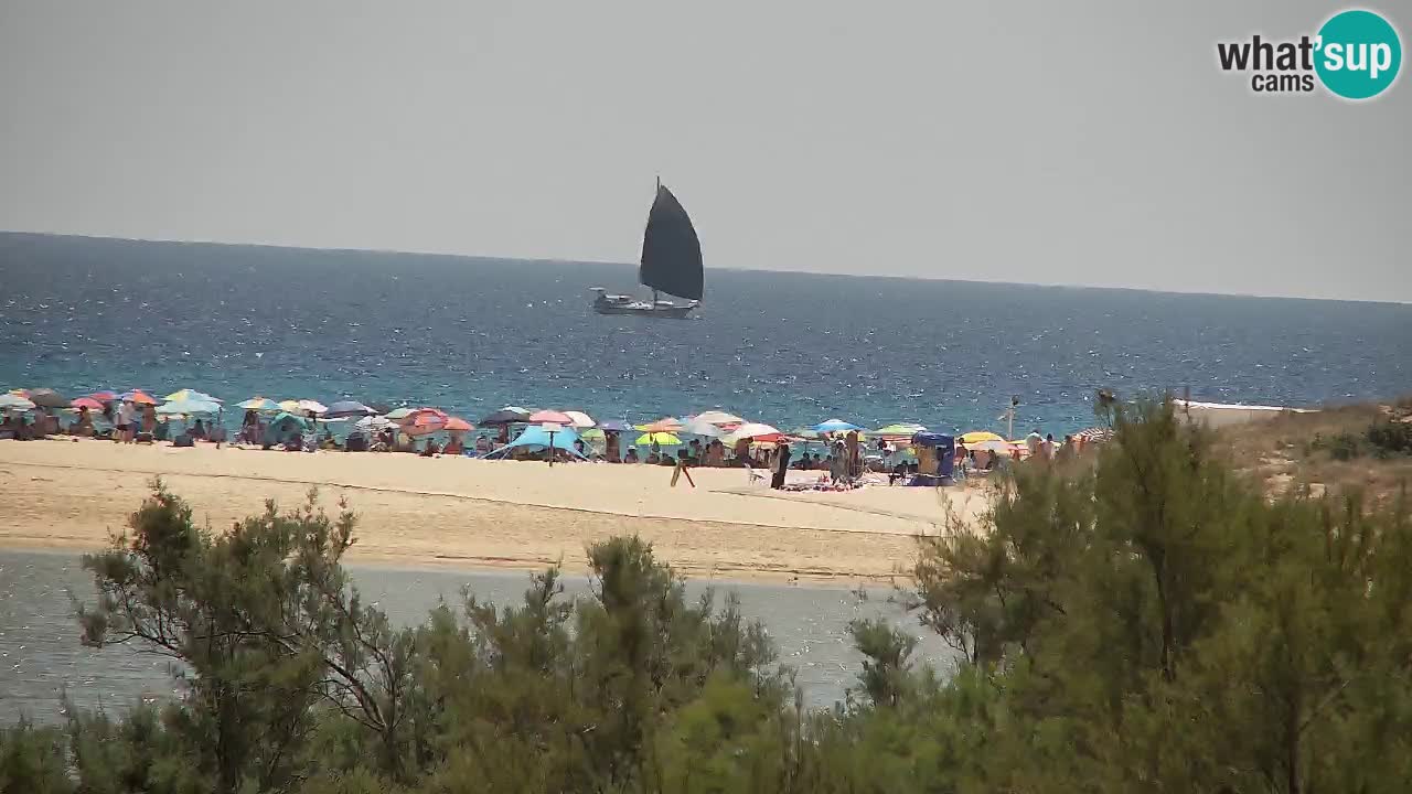 Webcam Chia – Spiaggia Su Giudeu in diretta