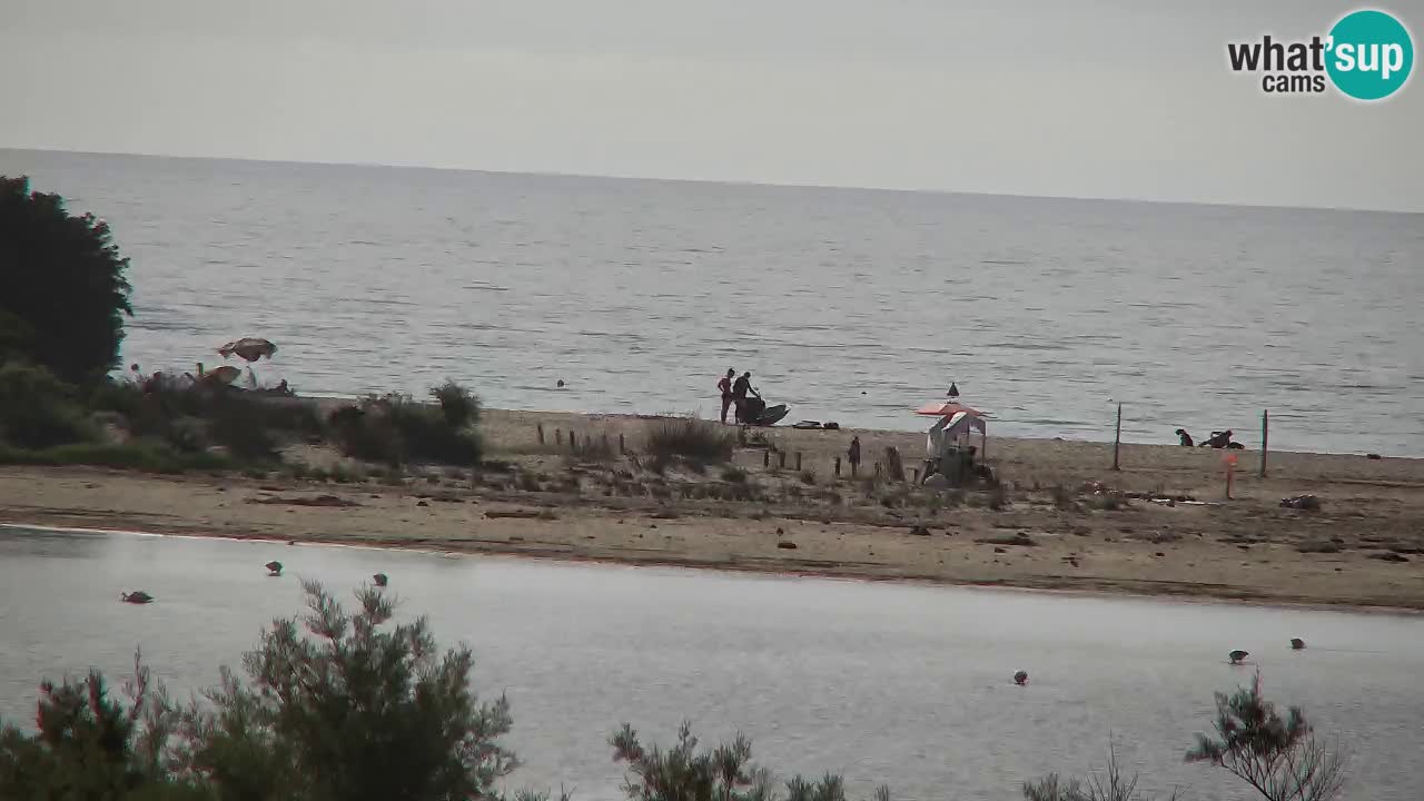 Spletna kamera Chia – Pogled v živo na plažo Su Giudeu