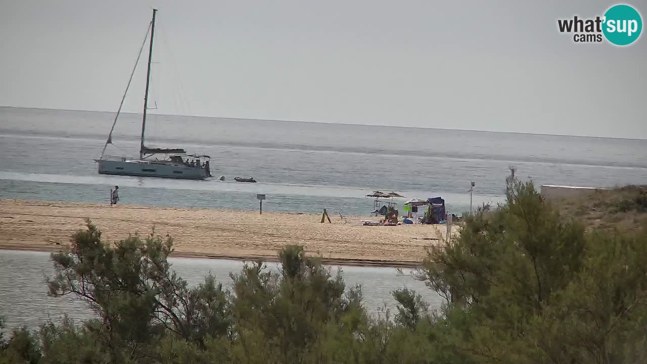 Webcam Chia – Vue en direct de la plage Su Giudeu