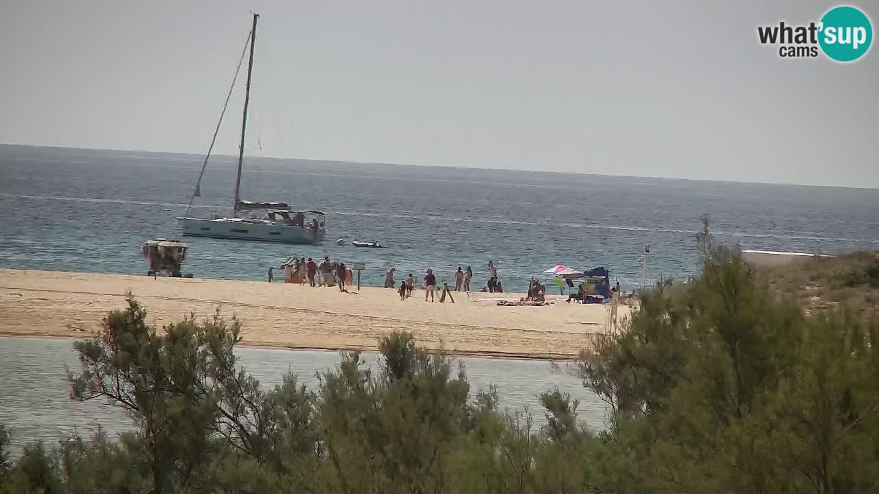 Webcam Chia – Vue en direct de la plage Su Giudeu