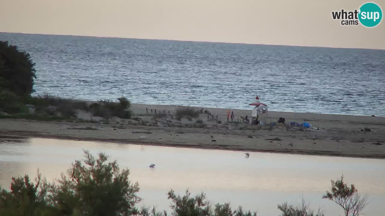 Spletna kamera Chia – Pogled v živo na plažo Su Giudeu