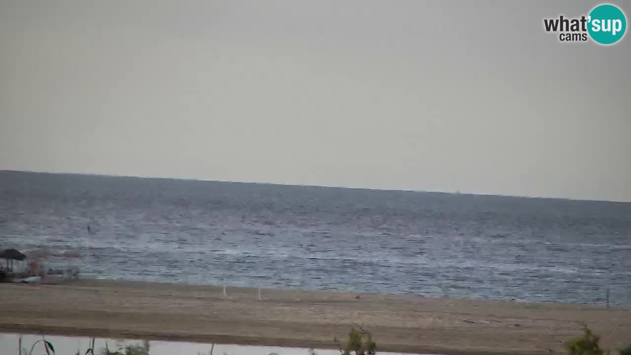 Spletna kamera Chia – Pogled v živo na plažo Su Giudeu