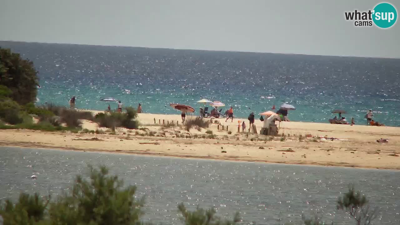 Webcam Chia – Spiaggia Su Giudeu in diretta
