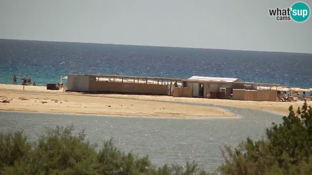 Webcam Chia – Vue en direct de la plage Su Giudeu