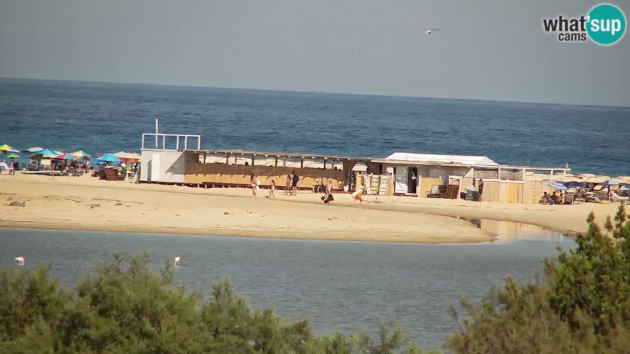 Spletna kamera Chia – Pogled v živo na plažo Su Giudeu