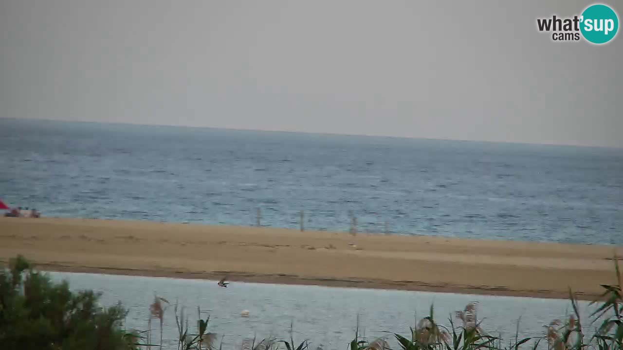 Spletna kamera Chia – Pogled v živo na plažo Su Giudeu