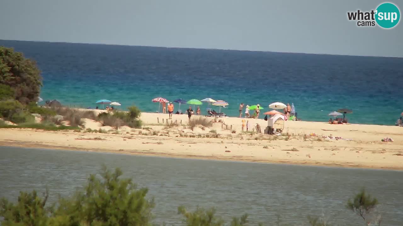 Webcam Chia – Vista en directo de la playa Su Giudeu