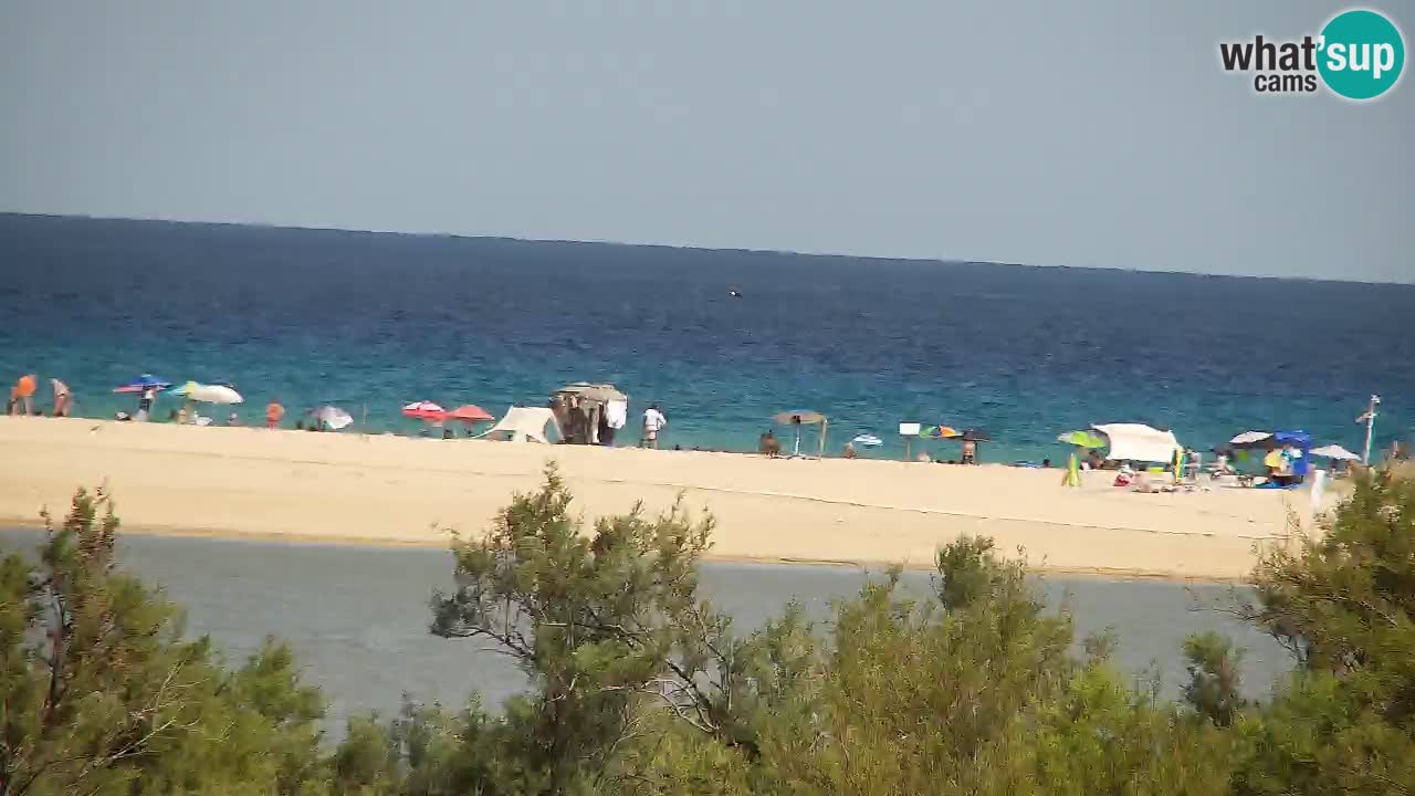 Webcam Chia – Vista en directo de la playa Su Giudeu