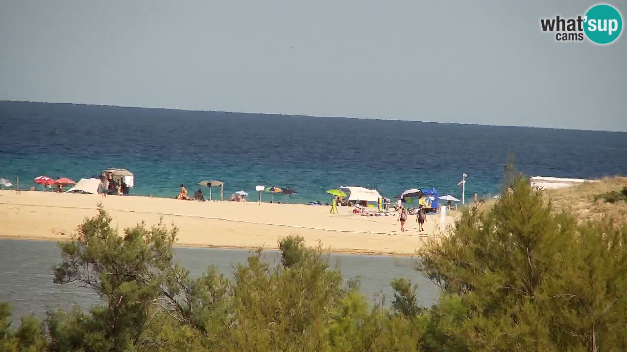 Webcam Chia – Vista en directo de la playa Su Giudeu