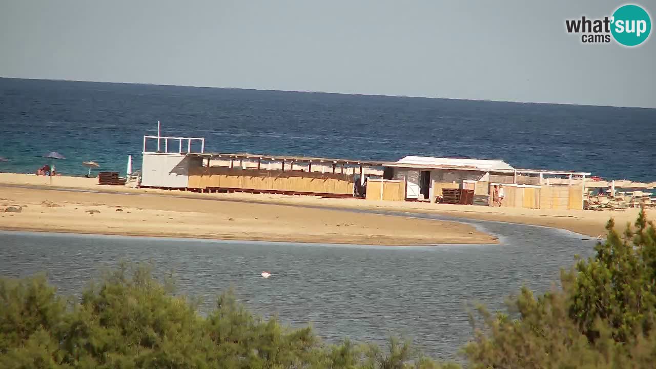 Webcam Chia – Vista en directo de la playa Su Giudeu