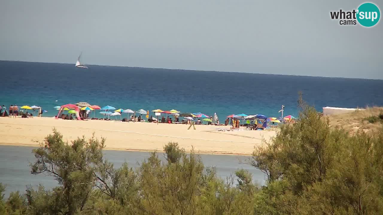 Webcam Chia – Vista en directo de la playa Su Giudeu