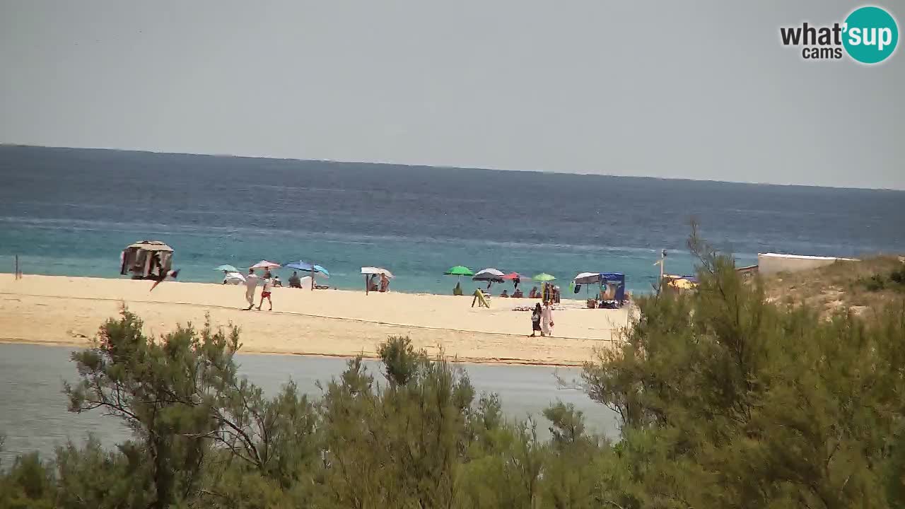 Spletna kamera Chia – Pogled v živo na plažo Su Giudeu
