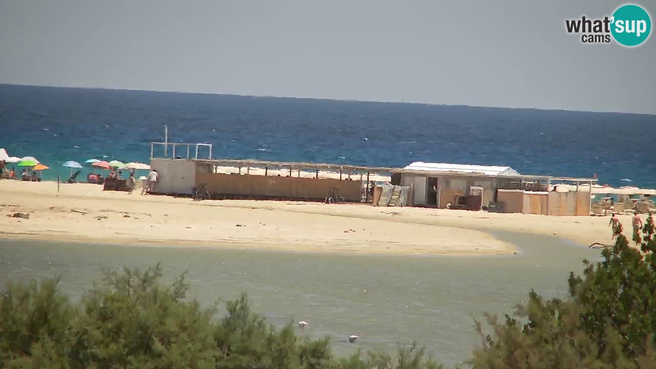 Webcam Chia – Vue en direct de la plage Su Giudeu