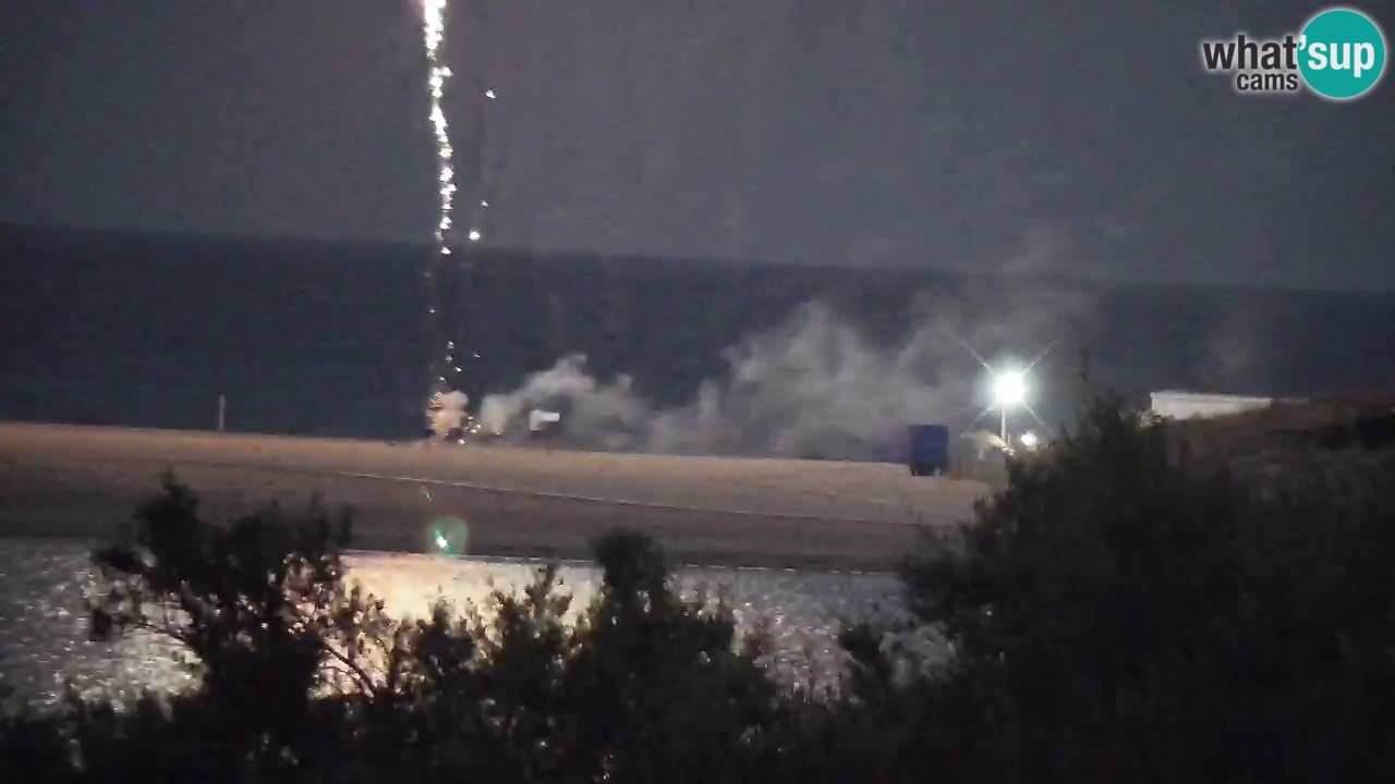 Webcam Chia – Spiaggia Su Giudeu in diretta