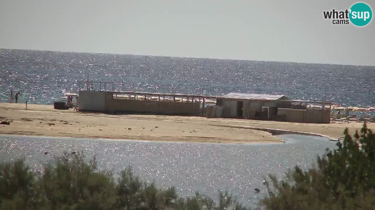 Webcam Chia – Vista en directo de la playa Su Giudeu