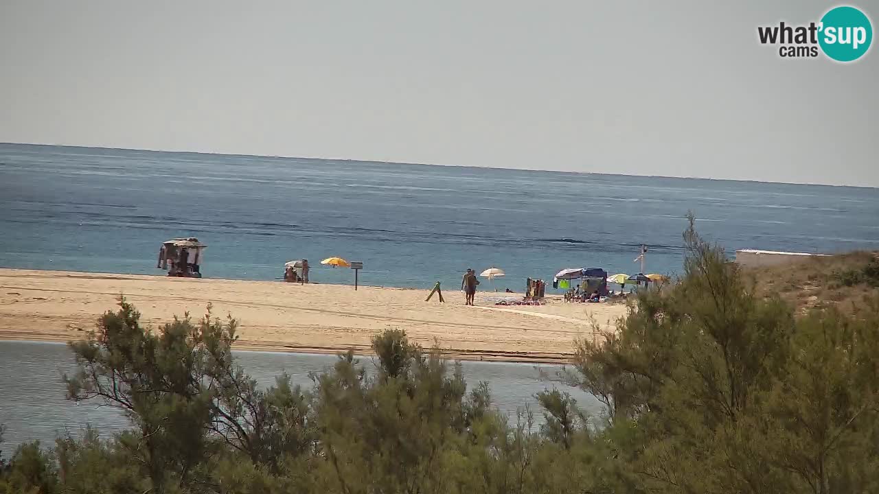 Webcam Chia – Vista en directo de la playa Su Giudeu