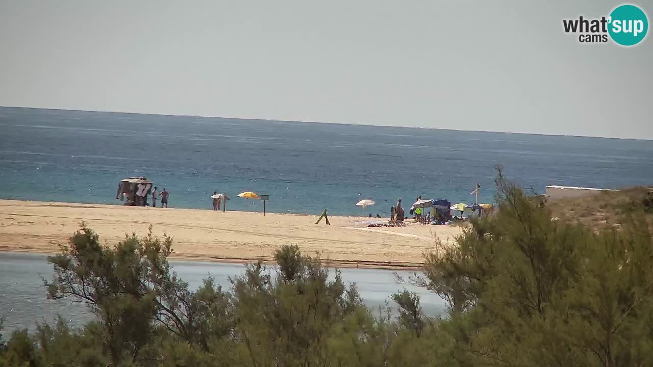 Spletna kamera Chia – Pogled v živo na plažo Su Giudeu