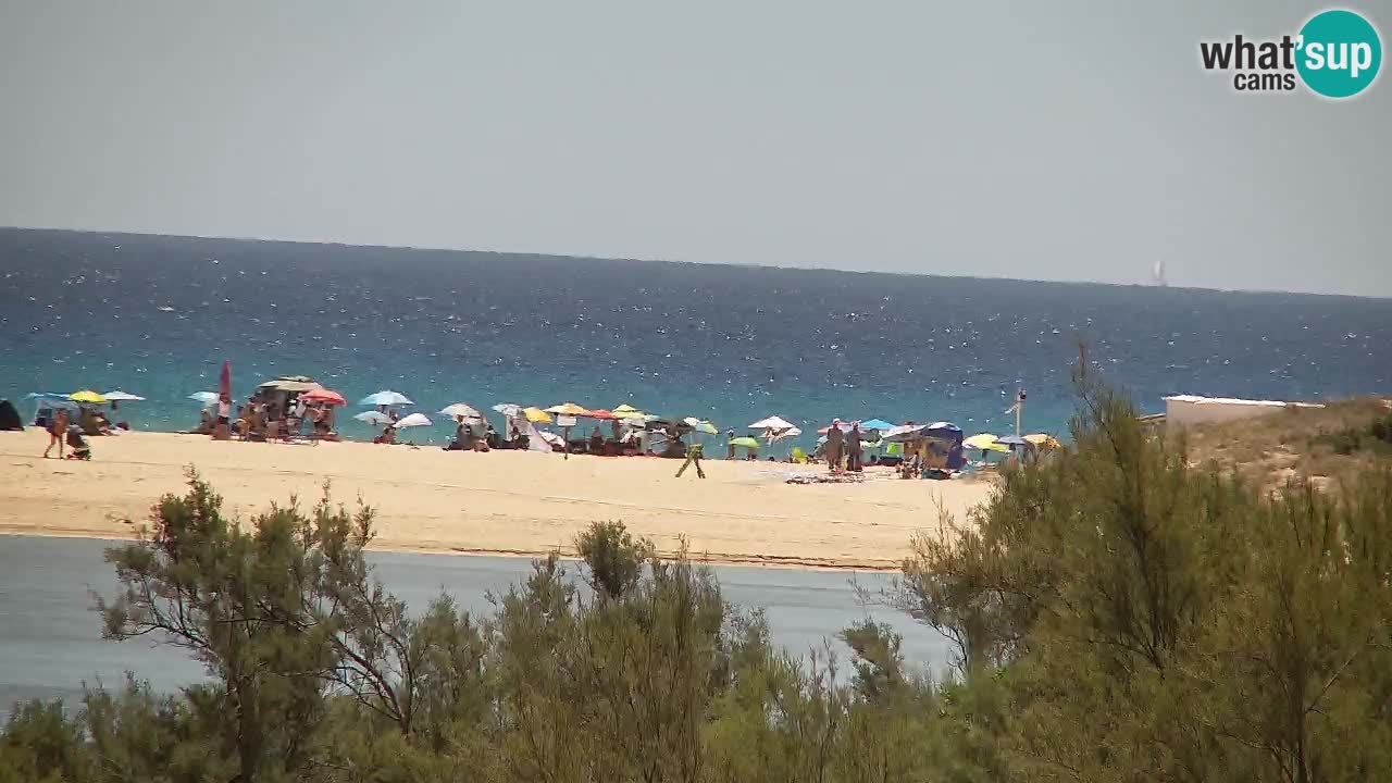 Webcam Chia – Spiaggia Su Giudeu in diretta