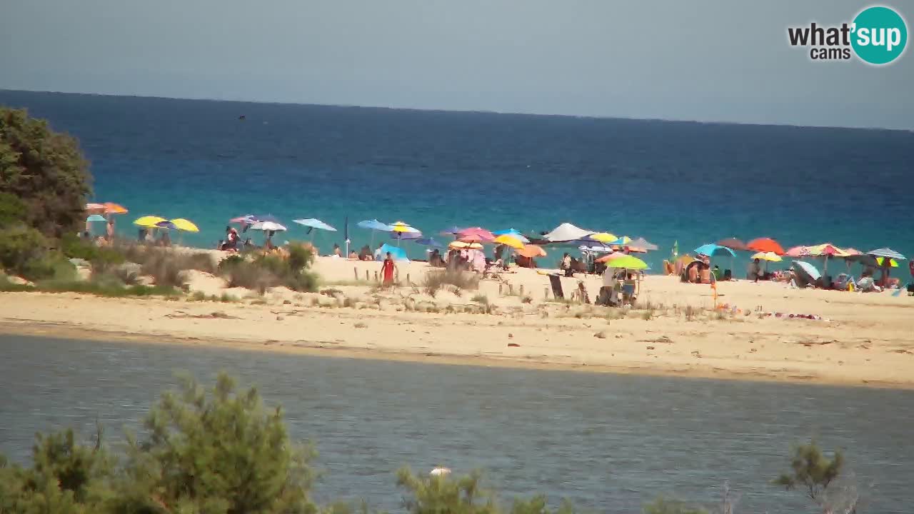 Webcam Chia – Vista en directo de la playa Su Giudeu
