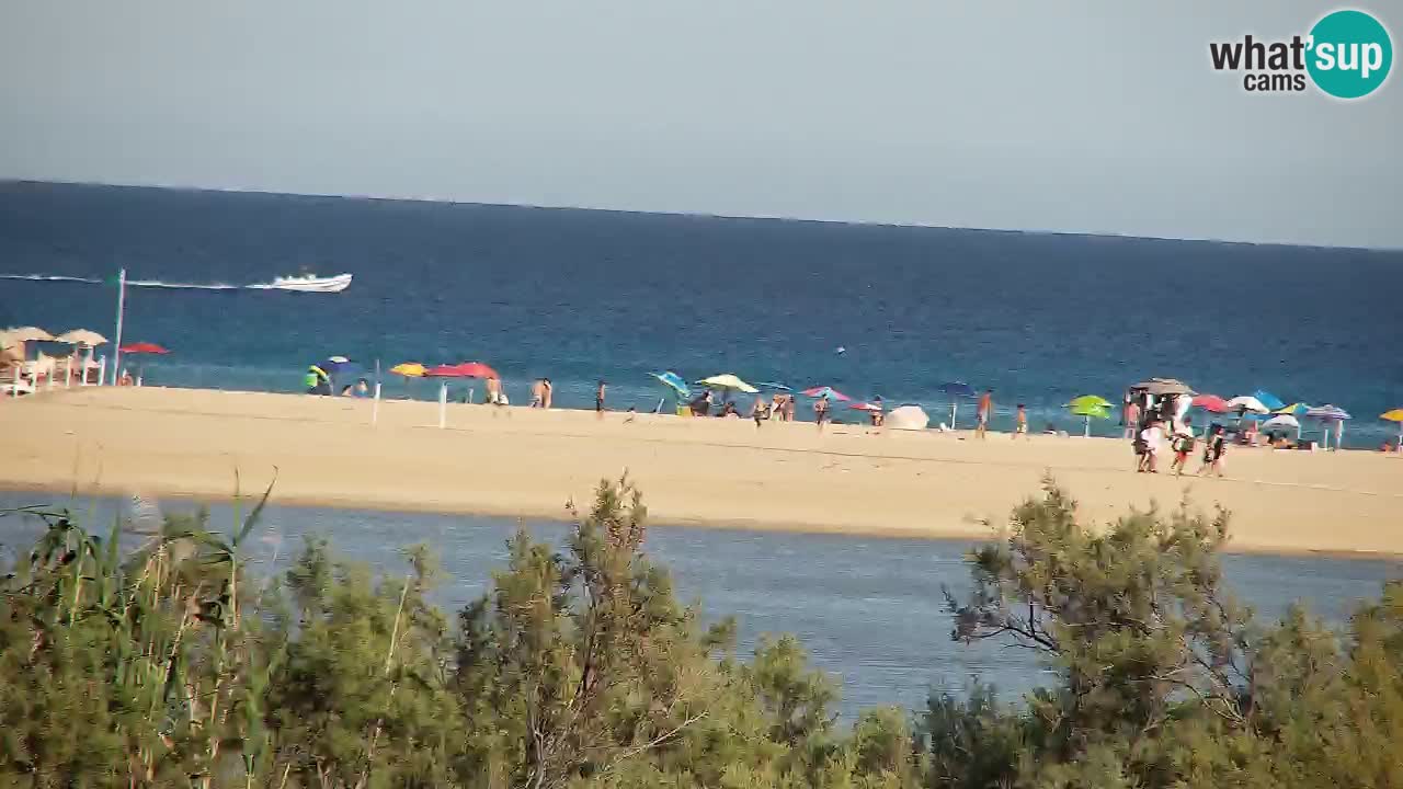 Webcam Chia – Vista en directo de la playa Su Giudeu