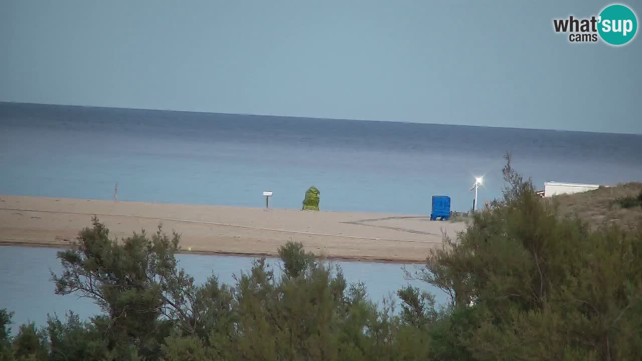 Webcam Chia – Vue en direct de la plage Su Giudeu