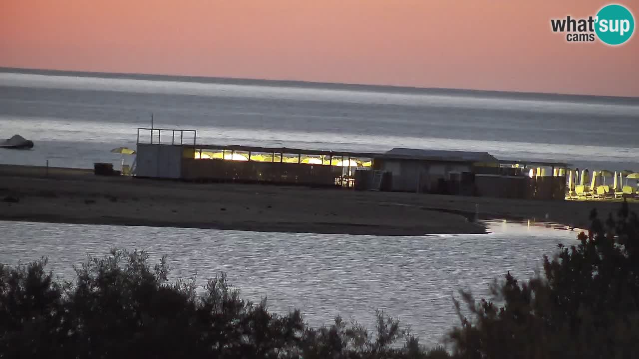 Webcam Chia – Vue en direct de la plage Su Giudeu
