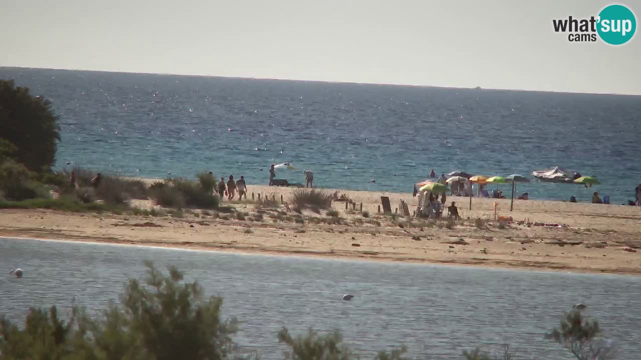 Spletna kamera Chia – Pogled v živo na plažo Su Giudeu